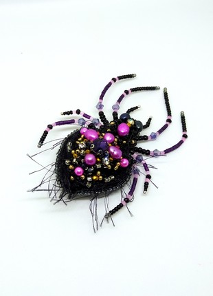 Handmade brooch "spider"3 photo