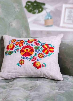 Pillow with Petrikovskaya embroidery “Ukraine” HISTROV 2102008