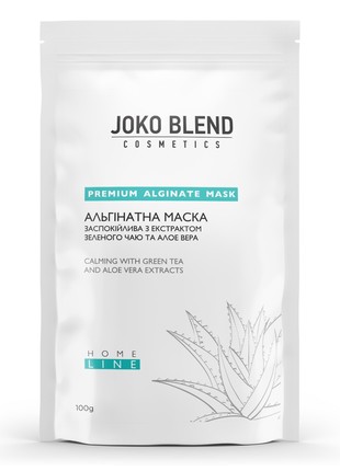 Soothing Alginate Mask With Green Tea Extract and Aloe Vera Joko Blend 100 g