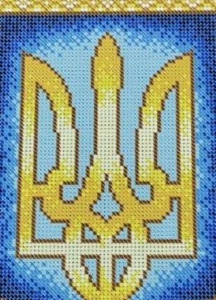 Kit Bead Embroidery Emblem of Ukraine bs-33062 photo