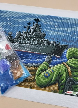 Kit Bead Embroidery  Russian warship a3h_4852 photo