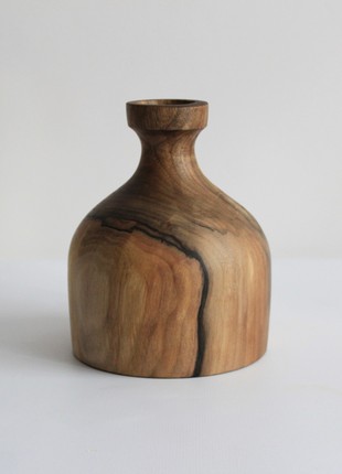Unique vase handmade, natural wooden dried flower vase5 photo