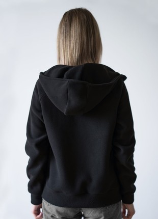Women's fleece jacket Synevyr 260 black3 photo