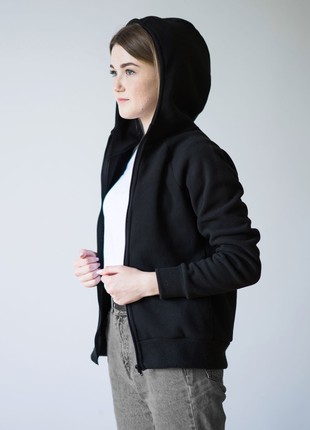 Women's fleece jacket Synevyr 260 black