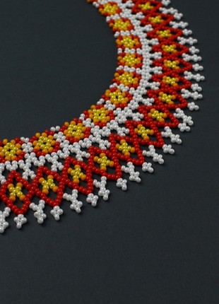 Minimalist seed bead necklace2 photo