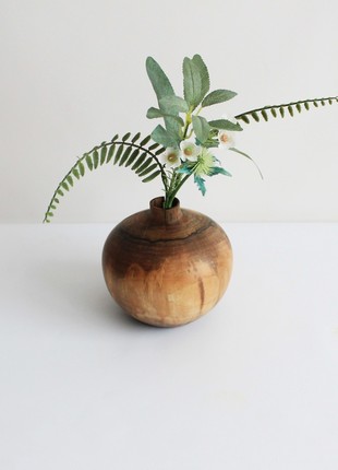 Handmade vase, rustic table wooden decor6 photo