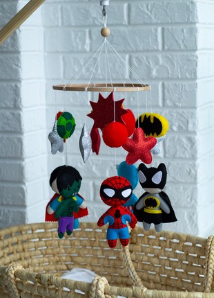 Baby mobile "Superheroes"9 photo