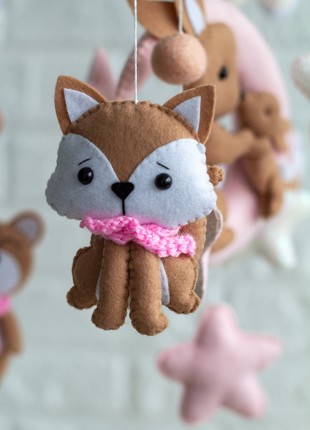 Musical baby mobile with bracket for girl8 photo