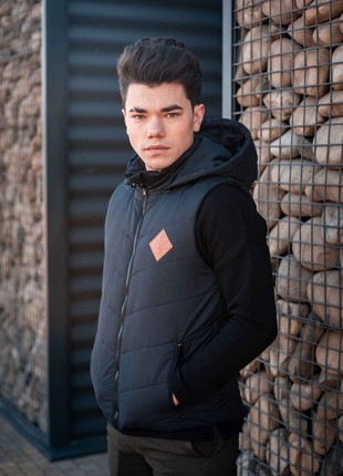 Double-sided Vest Custom Wear black1 photo