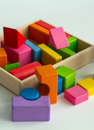 Building Blocks Set Children's wooden constructor2 photo