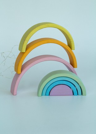 Children's wooden toy Rainbow2 photo