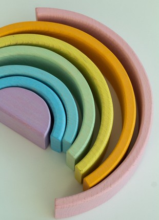 Children's wooden toy Rainbow4 photo