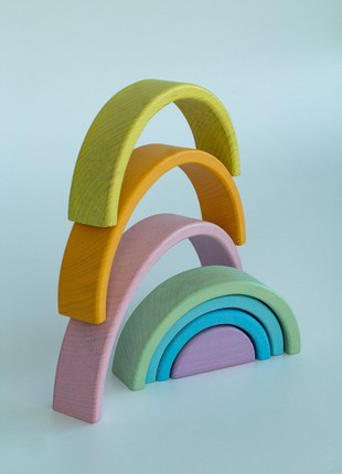Children's wooden toy Rainbow3 photo