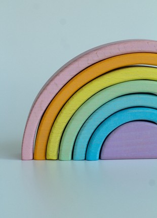 Children's wooden toy Rainbow7 photo