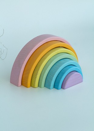 Children's wooden toy Rainbow5 photo