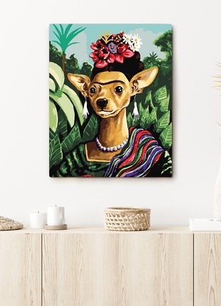 Painting by numbers ORNER x Tarik Klein "Frida MeowKahlo" (orner-1873)1 photo