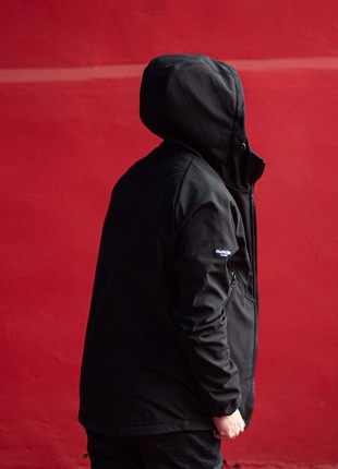 Men's jacket Protection Soft Shell black Custom Wear3 photo