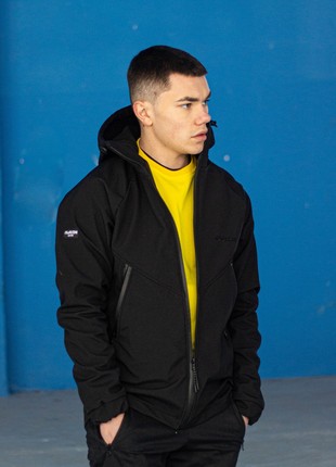 Men's jacket Protection Soft Shell black Custom Wear4 photo