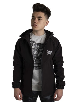 Men's jacket Soft Shell black Custom Wear3 photo