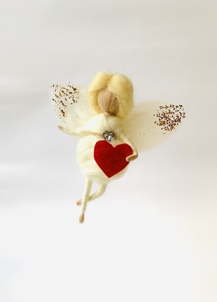 Cupid angel with heart5 photo
