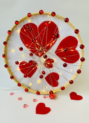 Lamp with hearts1 photo
