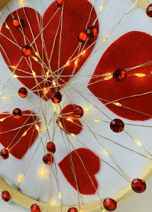 Lamp with hearts2 photo