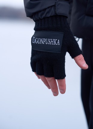 OGONPUSHKA Shot unisex gloves black1 photo