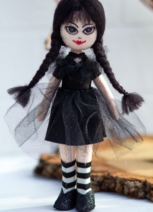 Handmade doll Wednesday3 photo