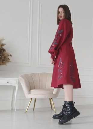Embroidered dress Garnet6 photo