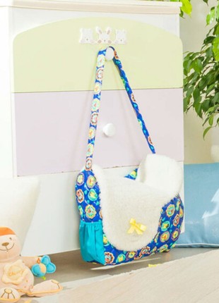 BAG FOR A WALK WITH A BABY TM PAPAELLA 38X30/16X20 CM BLUE