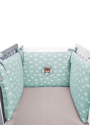 PROTECTIVE BOARD IN THE BED TM PAPAELLA 198X42 CM CROWN MINT