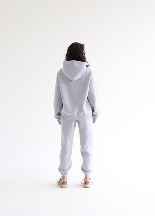 Tracksuits with Fleece - Hoodie and joggers - Grey color - Made in Ukraine - Rebellis2 photo