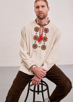 Men's embroidered shirt MEREZHKA "Tradition"1 photo