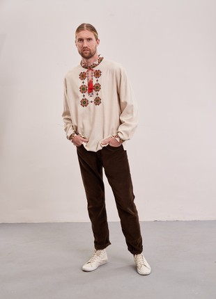 Men's embroidered shirt MEREZHKA "Tradition"6 photo