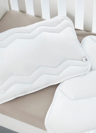 PILLOW FOR CHILDREN COMFORT TM PAPAELLA 40X60 CM ZIGZAG/WHITE