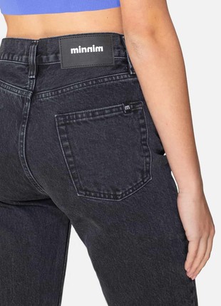 Cropped gray jeans3 photo