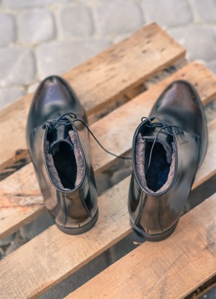 Men's brown brogues, size 43 and 44. Stylish shoes IKOS 2089 photo