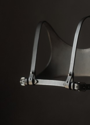 Leather harness Upper bust leather top6 photo