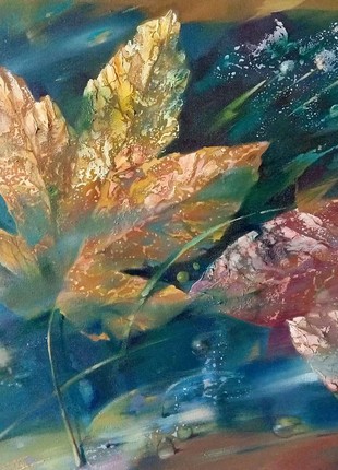 Oil painting Autumn leaves Anatoly Borisovich Tarabanov nTar222