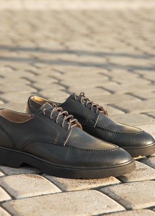 Black men's shoes. Light and comfortable shoes Bims 5893 photo