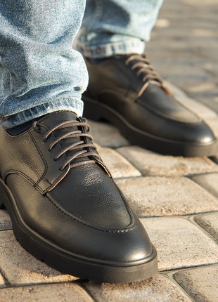 Black men's shoes. Light and comfortable shoes Bims 5895 photo