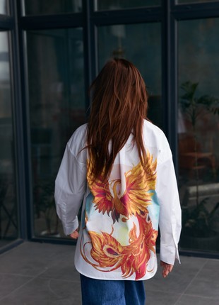 Shirt "Fenix" with unique print from painting9 photo