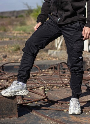 Pants without padding Cargo Premium black Custom Wear8 photo