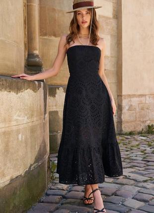 Black openwork sundress gepur2 photo