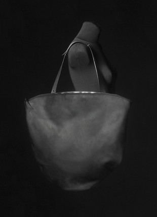 Leather convertible backpack Manta10 photo