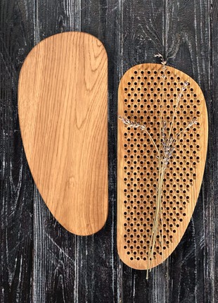 Oh! SADHU Board for Yoga from Natural Oak Wood, Wings Natural