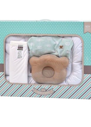 BABY SET: BLANKET, MATTRESS CASE AND PILLOW TM PAPAELLA BLANKET 100X135CM, MATTRESS CASE 60X120 CM6 photo