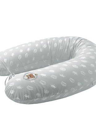 Nursing pillow, pillow for pregnancy TM SEI DESIGN 30x190 cm gray2 photo