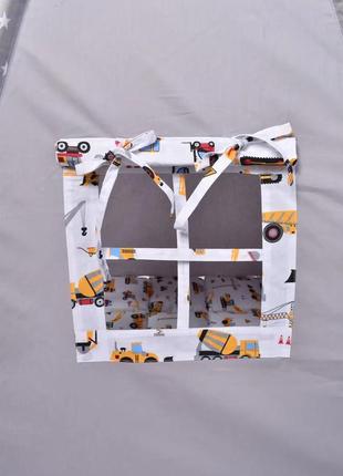 Wigwam children's "retro machine" for the boy, full kit, 110x110x180cm, gray, suspension month as a2 photo