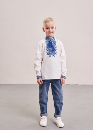 Embroidered shirt for a boy "Mykolka"3 photo